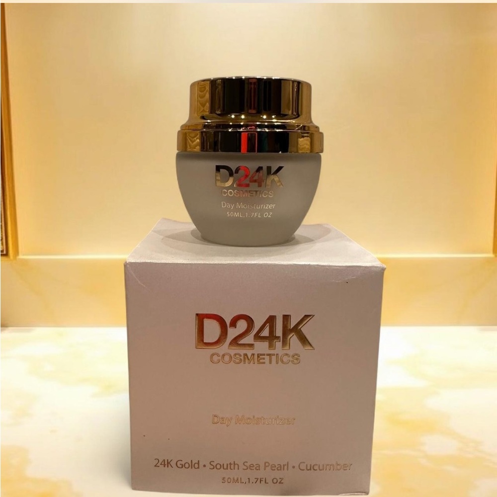 D24K Cosmetics - Day Moisturizer 24K Gold • South Sea Pearl • Cucumber